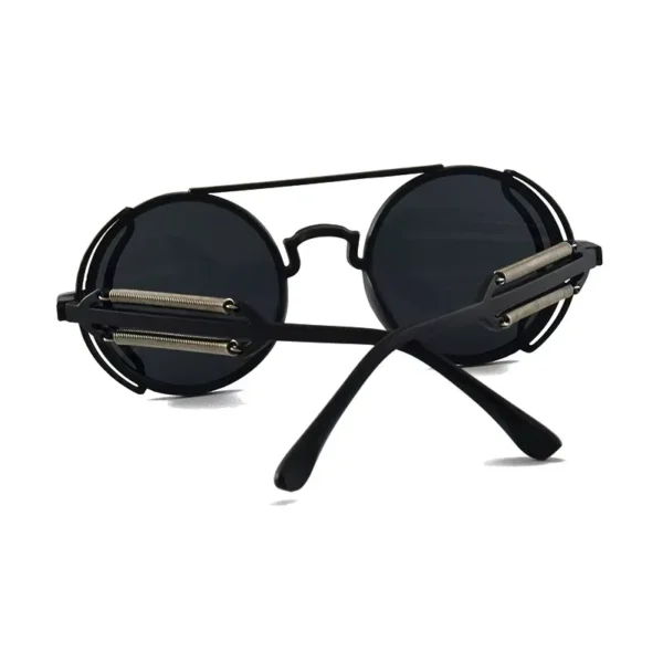 Punk Round Frame Sunglasses Men Women - Image 2